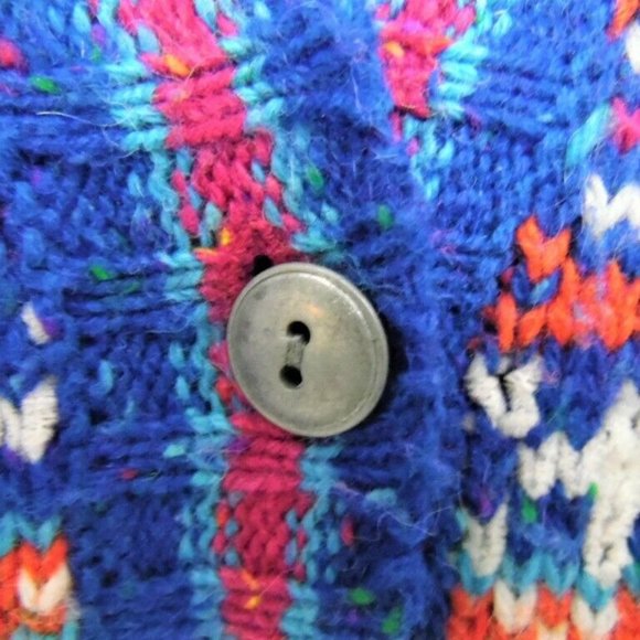 Vintage Liz Sport Cardigan Sweater Collar M Wool M - Picture 8 of 8
